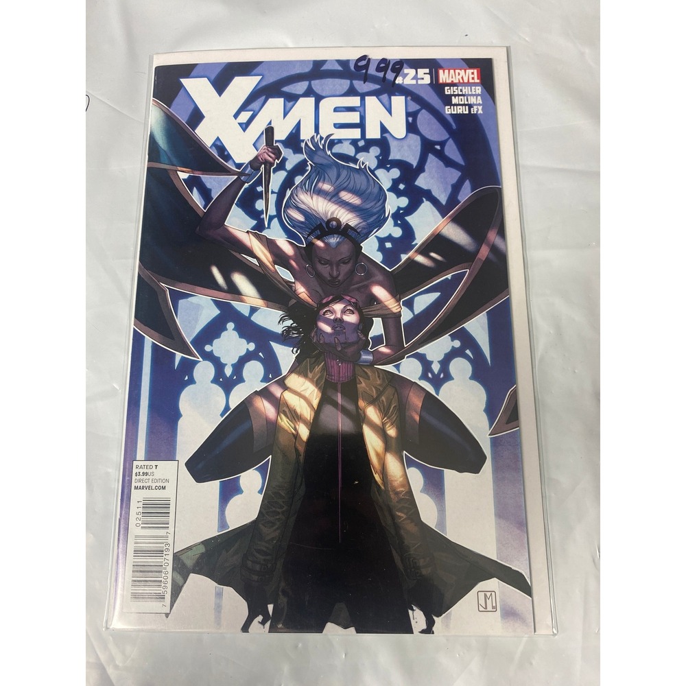 Marvel X-Men #25 2012 Jorge Molina Cover Storm Jubilee Marvel Comics